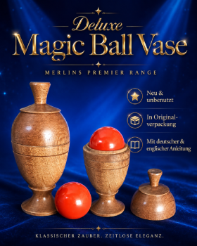 Deluxe Wooden Ball Vase by Merlins Magic • Kugeldose